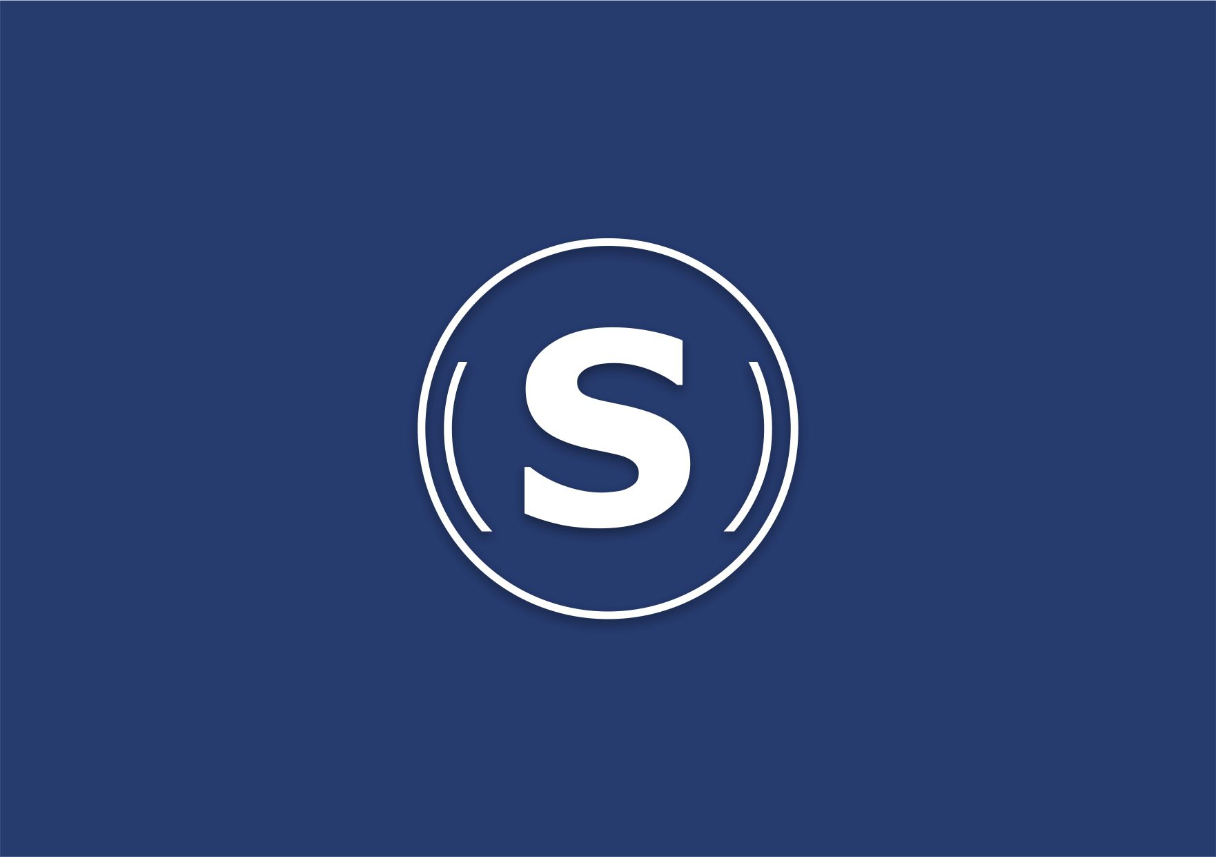icono de socompa en blanco fondo azul